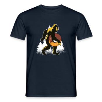 Don de pâtisseries pour beignets et pâtisseries bigfoot - T-shirt homme - marine - Devant - AI Model Male 178 light (178cm)