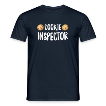 Ugly Christmas Weihnachten Cookie Lustige Sprüche - Männer T-Shirt - Navy - Vorne - AI Model Male 178 light (178cm)