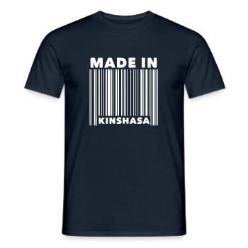 Kinshasa Kongo Congo Afrika Africa Geschenk - Männer T-Shirt - Navy - Vorne - AI Model Male 178 light (178cm)