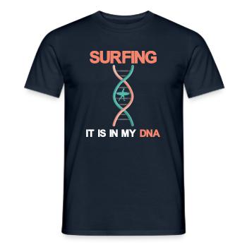 Surf Surfing Surfen Surfer Surfergirl Windsurfen - Männer T-Shirt - Navy - Vorne - AI Model Male 178 light (178cm)