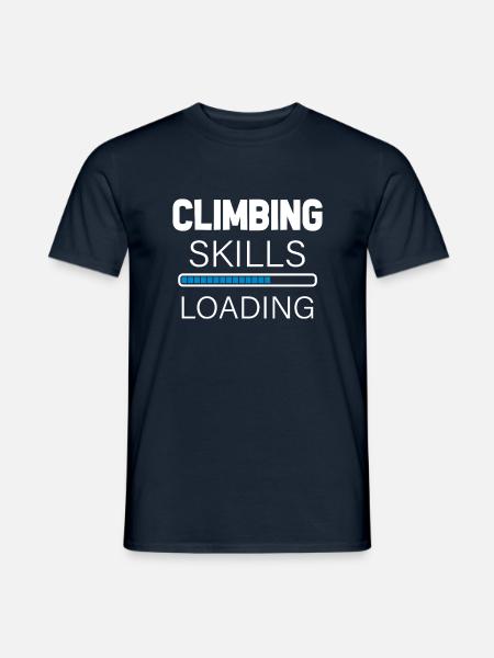 Mountaineering Mountaineer Climbing Climbing Mountains - Men's T-Shirt - navy