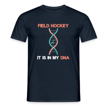 Feldhockey Field Hockey Hallenhockey Hockeysport - Männer T-Shirt - Navy - Vorne - AI Model Male 178 light (178cm)