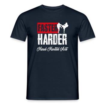 MMA Mixed Martial Arts Kampfsport UFC Geschenk - Männer T-Shirt - Navy - Vorne - AI Model Male 178 light (178cm)