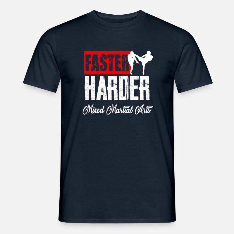 MMA Mixed Martial Arts Kampfsport UFC Geschenk - Männer T-Shirt - Navy