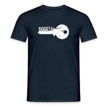 Bogota Kolumbien Santafé de Bogotá Colombia - Männer T-Shirt - Navy - Vorne - AI Model Male 178 light (178cm)