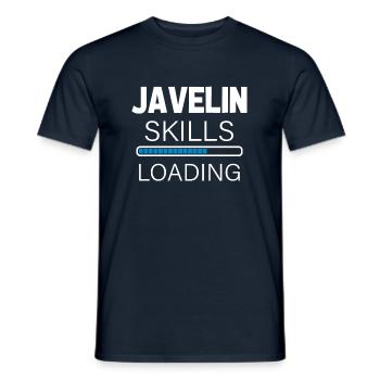 Javelin Throw Javelin Throw Javelin Throw - Men's T-Shirt - navy - Front - AI Model Male 178 light (178cm)