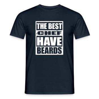 Koch Kochen Chef Chefkoch Küchenchef Köchin Küche - Männer T-Shirt - Navy - Vorne - AI Model Male 178 light (178cm)