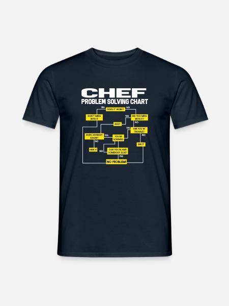 Chef Cuisine Chef Chef Chef Chef Küche - T-shirt homme - marine