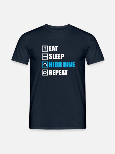 Diving Skydiving Diving Gift - Men's T-Shirt - navy