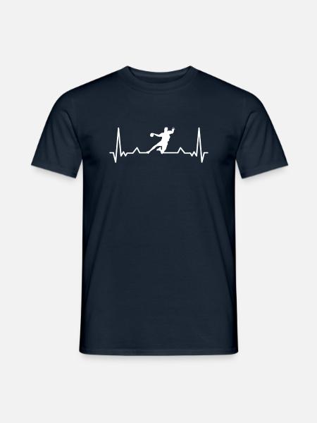 Handball Handballer Handballspieler Geschenk - Männer T-Shirt - Navy