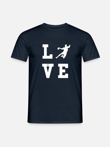 Handball Handballer Handballspieler Geschenk - Männer T-Shirt - Navy