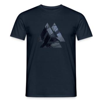 Viking Viking Valhalla Odin Thor Nordmann Rabe - T-shirt homme - marine - Devant - AI Model Male 178 light (178cm)