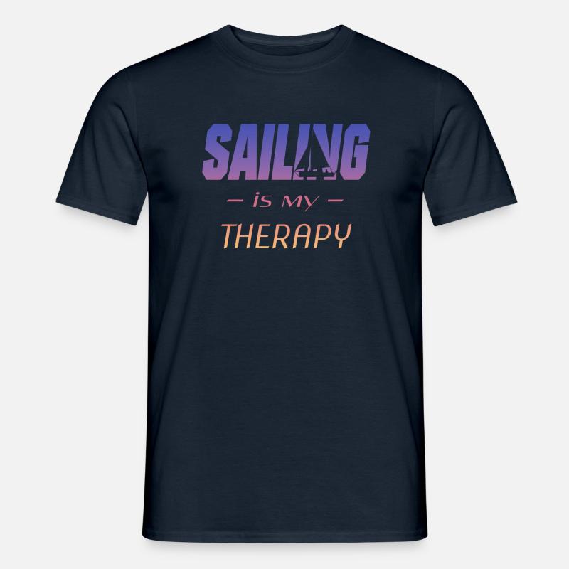 sailing - Männer T-Shirt - Navy
