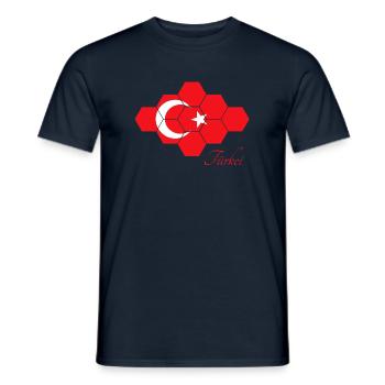 Türkei - Männer T-Shirt - Navy - Vorne - AI Model Male 178 light (178cm)