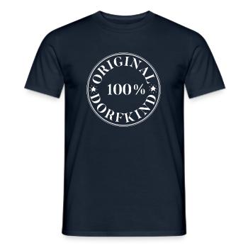 Dorfkind, Landjugend, Geschenk, Bauer, Landwirt - Männer T-Shirt - Navy - Vorne - AI Model Male 178 light (178cm)