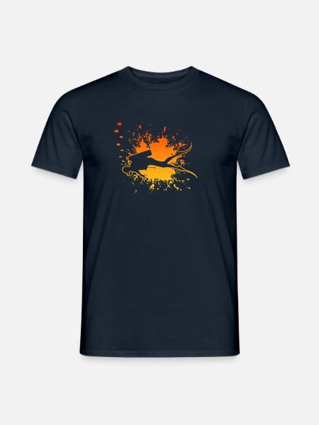 Diving, Tauchen, Scuba Diver - Männer T-Shirt - Navy