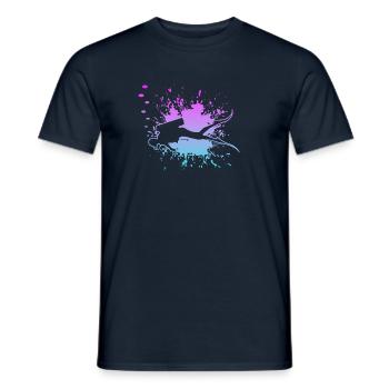 Dive - Tauchen Taucher Geschenk - Männer T-Shirt - Navy - Vorne - AI Model Male 178 light (178cm)