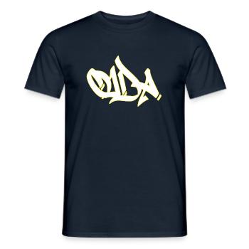 Oida - Männer T-Shirt - Navy - Vorne - AI Model Male 178 light (178cm)