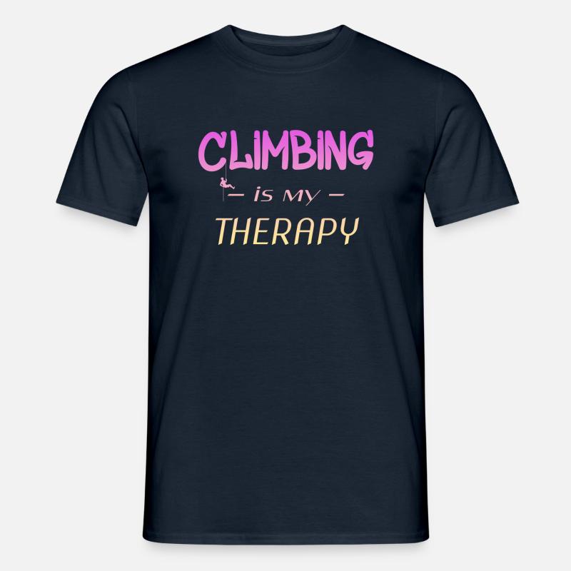 Climber Retro Climbing - Männer T-Shirt - Navy