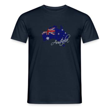 Australien - Australia - Männer T-Shirt - Navy - Vorne - AI Model Male 178 light (178cm)