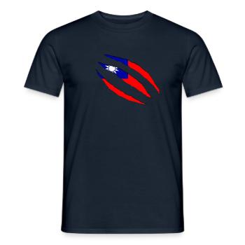 taiwan - Männer T-Shirt - Navy - Vorne - AI Model Male 178 light (178cm)