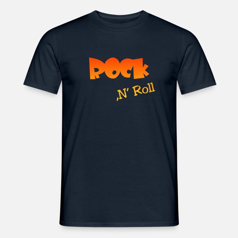Rock n Roll - Männer T-Shirt - Navy