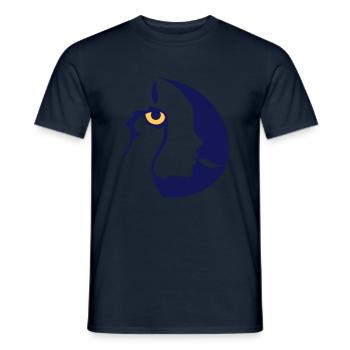 Chamane (œil droit) - T-shirt homme - marine - Devant - AI Model Male 178 light (178cm)