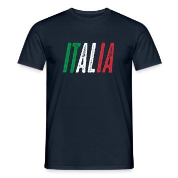 Italia, Italien, Rom, Neapel, Mailand - Männer T-Shirt - Navy - Vorne - AI Model Male 178 light (178cm)
