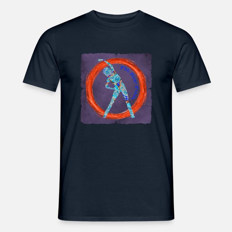 gymnastik 1 e 238 - Männer T-Shirt - Navy