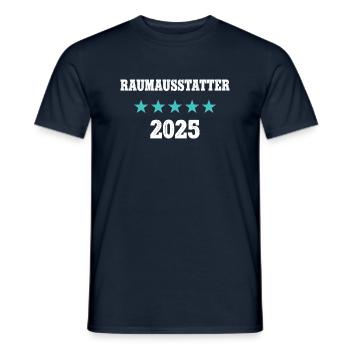 Raumausstatter 2025 Ausbildung Prüfung Meister Job - Männer T-Shirt - Navy - Vorne - AI Model Male 178 light (178cm)