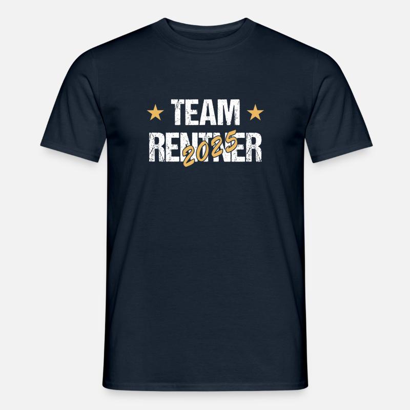Team Rentner 2025 - Männer T-Shirt - Navy