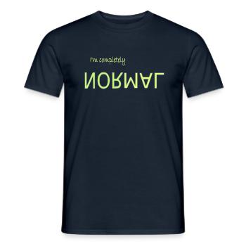 Je suis complètement normal - T-shirt homme - marine - Devant - AI Model Male 178 light (178cm)