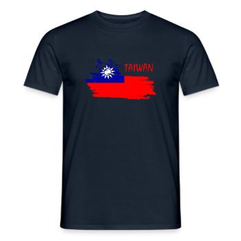 Taiwan taiwan - Männer T-Shirt - Navy - Vorne - AI Model Male 178 light (178cm)