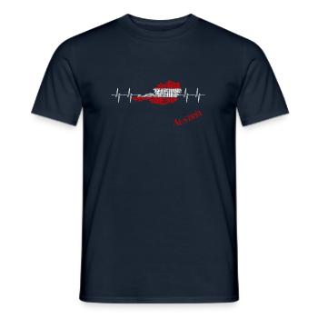 Austria Österreich - Männer T-Shirt - Navy - Vorne - AI Model Male 178 light (178cm)