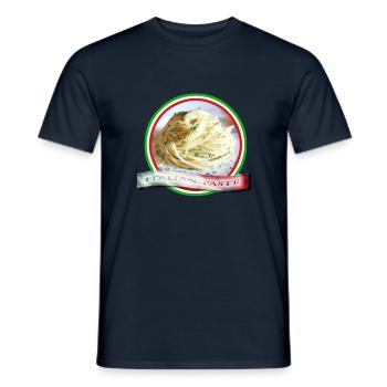 Spaghetti, Italian taste - Men's T-Shirt - navy - Front - AI Model Male 178 light (178cm)