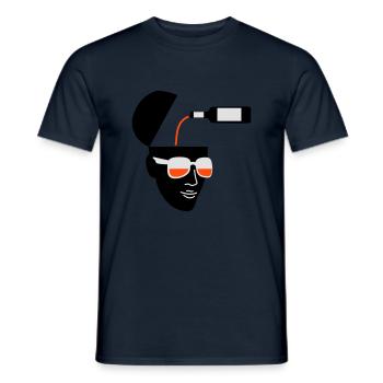 Loading - Männer T-Shirt - Navy - Vorne - AI Model Male 178 light (178cm)