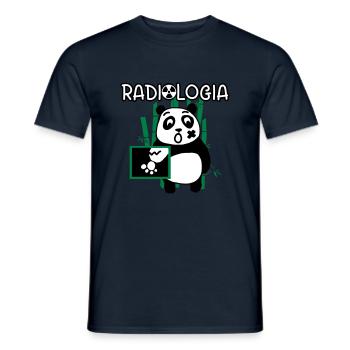 Radiology Panda - Men's T-Shirt - navy - Front - AI Model Male 178 light (178cm)