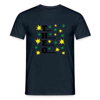 Theo - Männer T-Shirt - Navy - Vorne - AI Model Male 178 light (178cm)