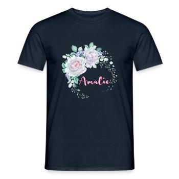 Pour Amalie - T-shirt homme - marine - Devant - AI Model Male 178 light (178cm)