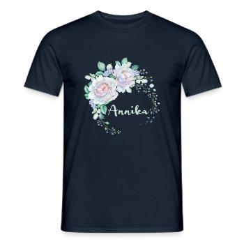Pour Annika - T-shirt homme - marine - Devant - AI Model Male 178 light (178cm)