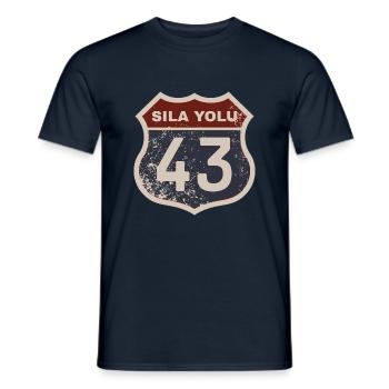 Kütahya - T-shirt homme - marine - Devant - AI Model Male 178 light (178cm)