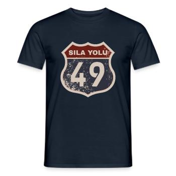 Muş - Men's T-Shirt - navy - Front - AI Model Male 178 light (178cm)