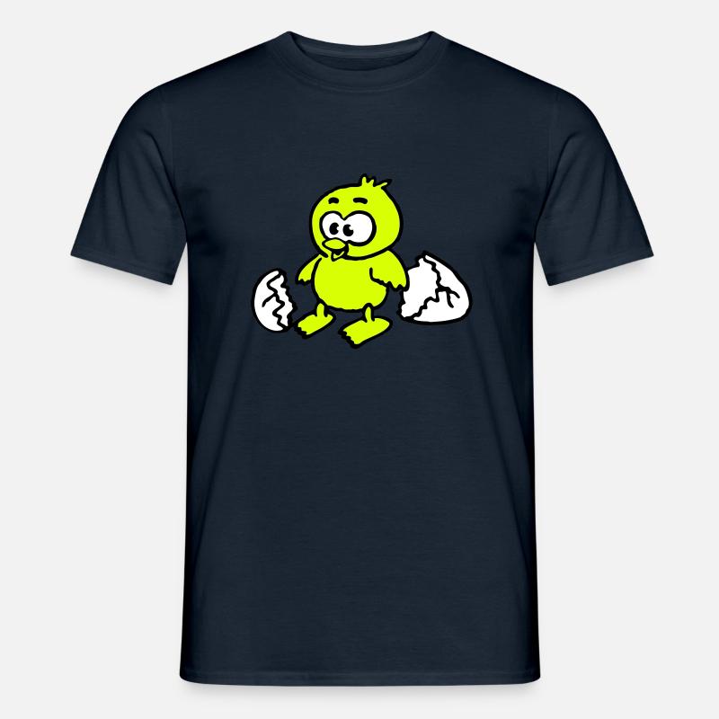 kuken_a_3c - Männer T-Shirt - Navy
