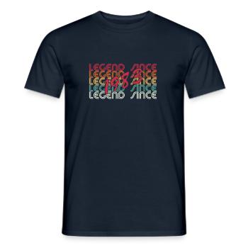 Legend Since 1983 - Männer T-Shirt - Navy - Vorne - AI Model Male 178 light (178cm)