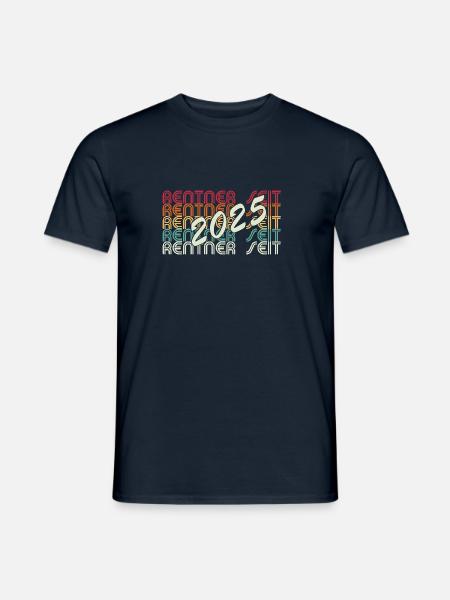 rentner 2025 - Männer T-Shirt - Navy