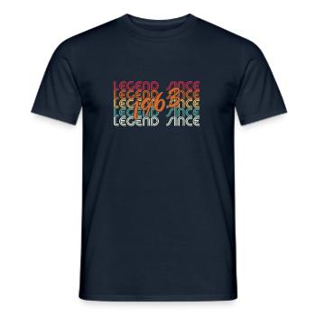 legend since 1963 - Männer T-Shirt - Navy - Vorne - AI Model Male 178 light (178cm)