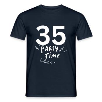 35 - T-shirt homme - marine - Devant - AI Model Male 178 light (178cm)
