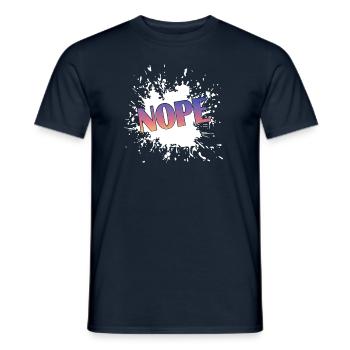 Nope, Nope not today - Männer T-Shirt - Navy - Vorne - AI Model Male 178 light (178cm)