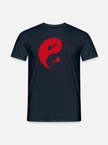 Tauchen, einfach tauchen - Männer T-Shirt - Navy