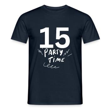 15 - T-shirt homme - marine - Devant - AI Model Male 178 light (178cm)